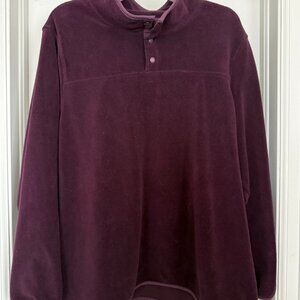 32 Degrees Women's Midweight Snap Arctic Fleece Pullover - XL